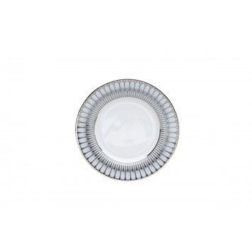 Deshouli&egrave;re Arcade Gris Platine - Dessert plate 220 mm