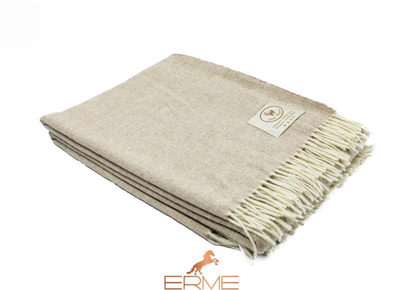 CO.BI. THOMAS blanket, Beige, 140x180