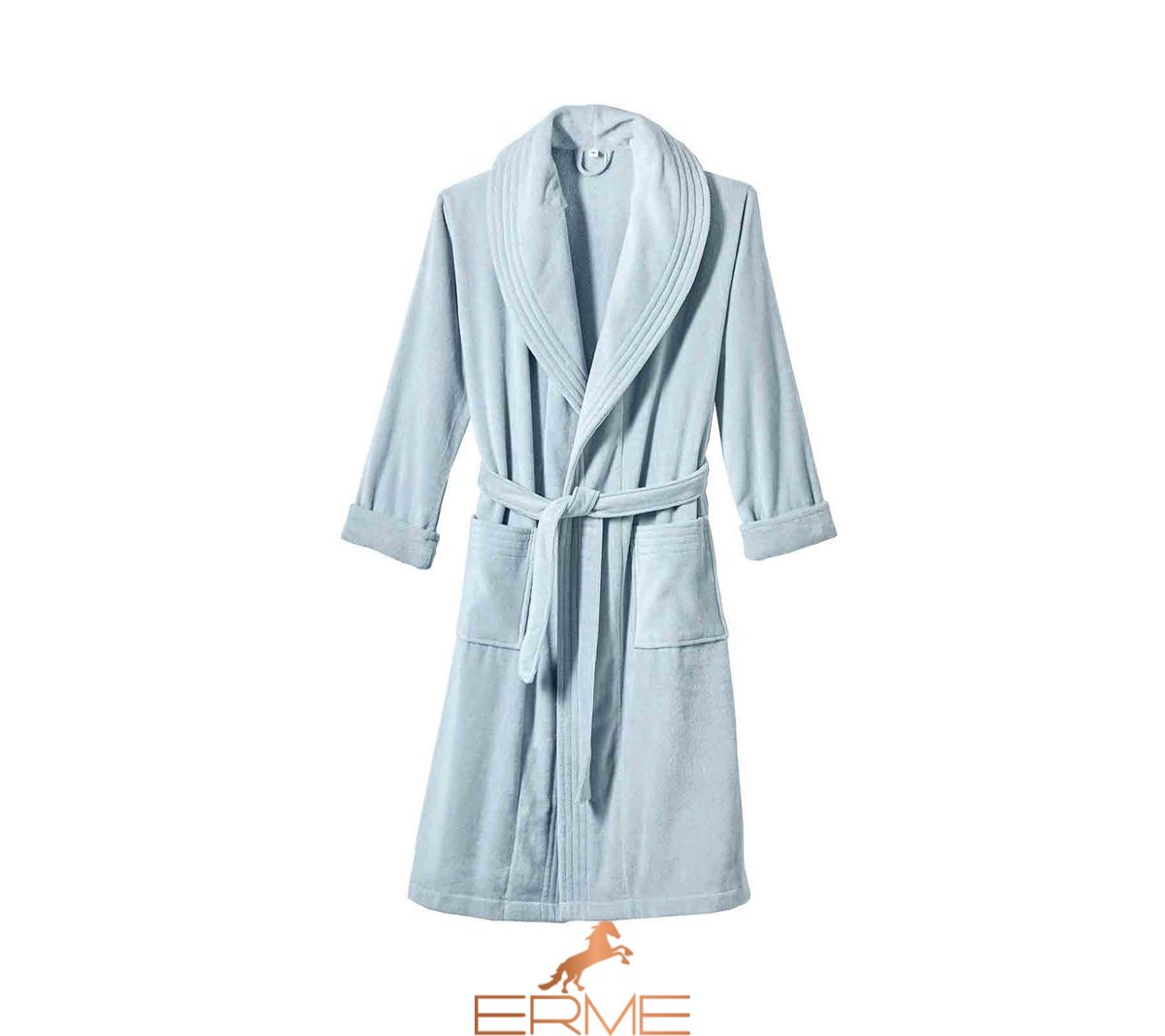 Robe Blanc Des Vosges Quietude Blue Gray, XXL