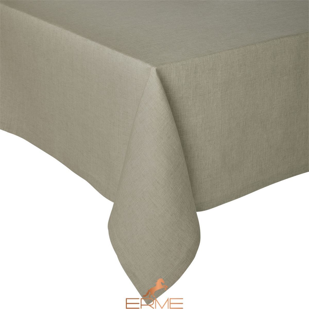 Скатерть Alexandre Turpault CHAMBRAY Sage-Green из льна OFG 190х190 см