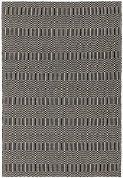 Asiatic London carpet Sloan Black, 66x200 cm