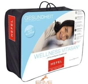 Одеяло гипоаллергенное Hefel Wellness Vitasan GD Демисезонное, 135x200, 770 гр