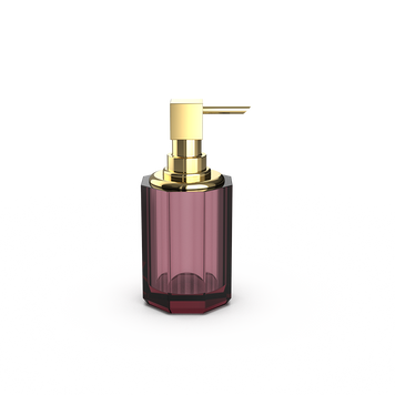 Decor Walter - Kristall Liquid Soap Dispenser - Burgundy | Gold
