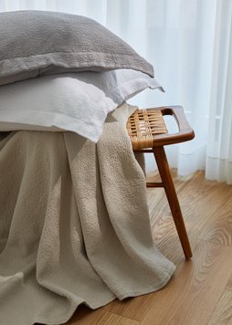 Bovi bedspread - Lucca col.latte, Молочный, 280x260