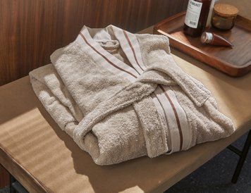 Халат Blanc Des Vosges Plaisance Sand, S
