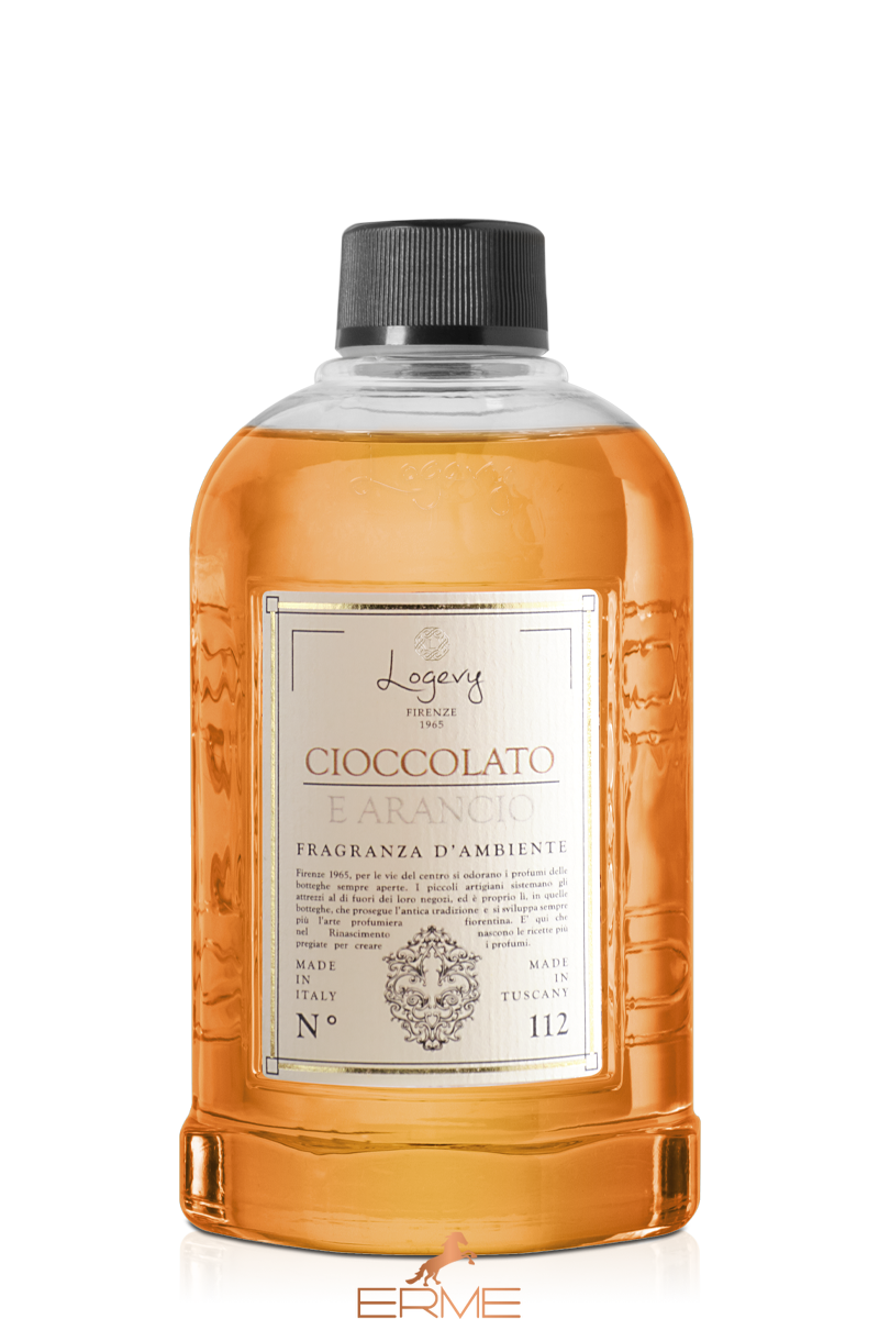 Сменный наполнитель - Logevy Firenze - Cioccolato e Arancio (Шоколад & Апельсин), 500 ml.