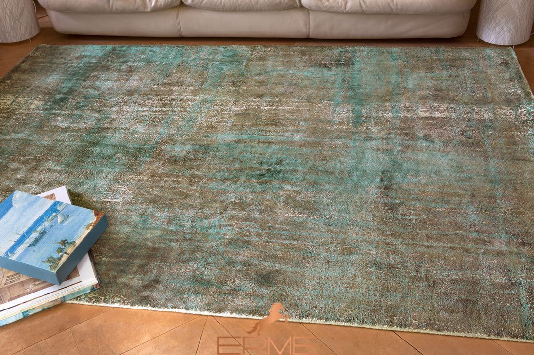 Carpet Serge Lesage - Alena bleu paon