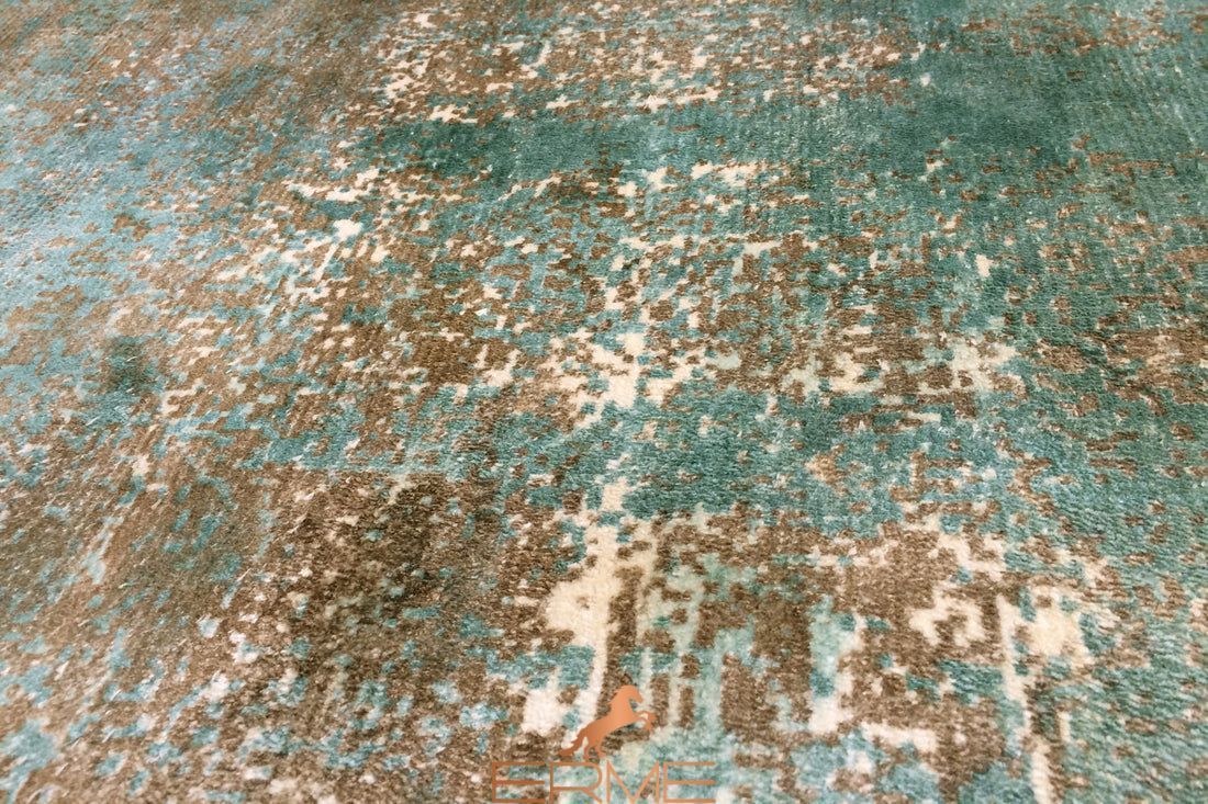 Carpet Serge Lesage - Alena bleu paon