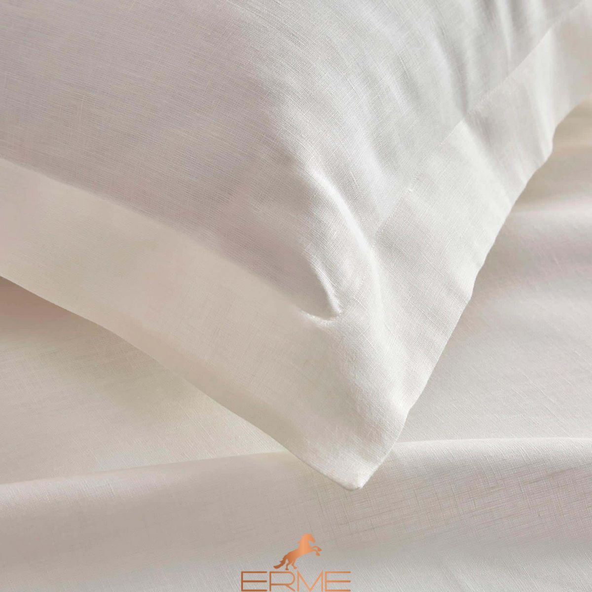 Постільна білизна Biancoperla - Authentic Natural White, 50x75 (2шт), 155x200 (2шт), 270x290