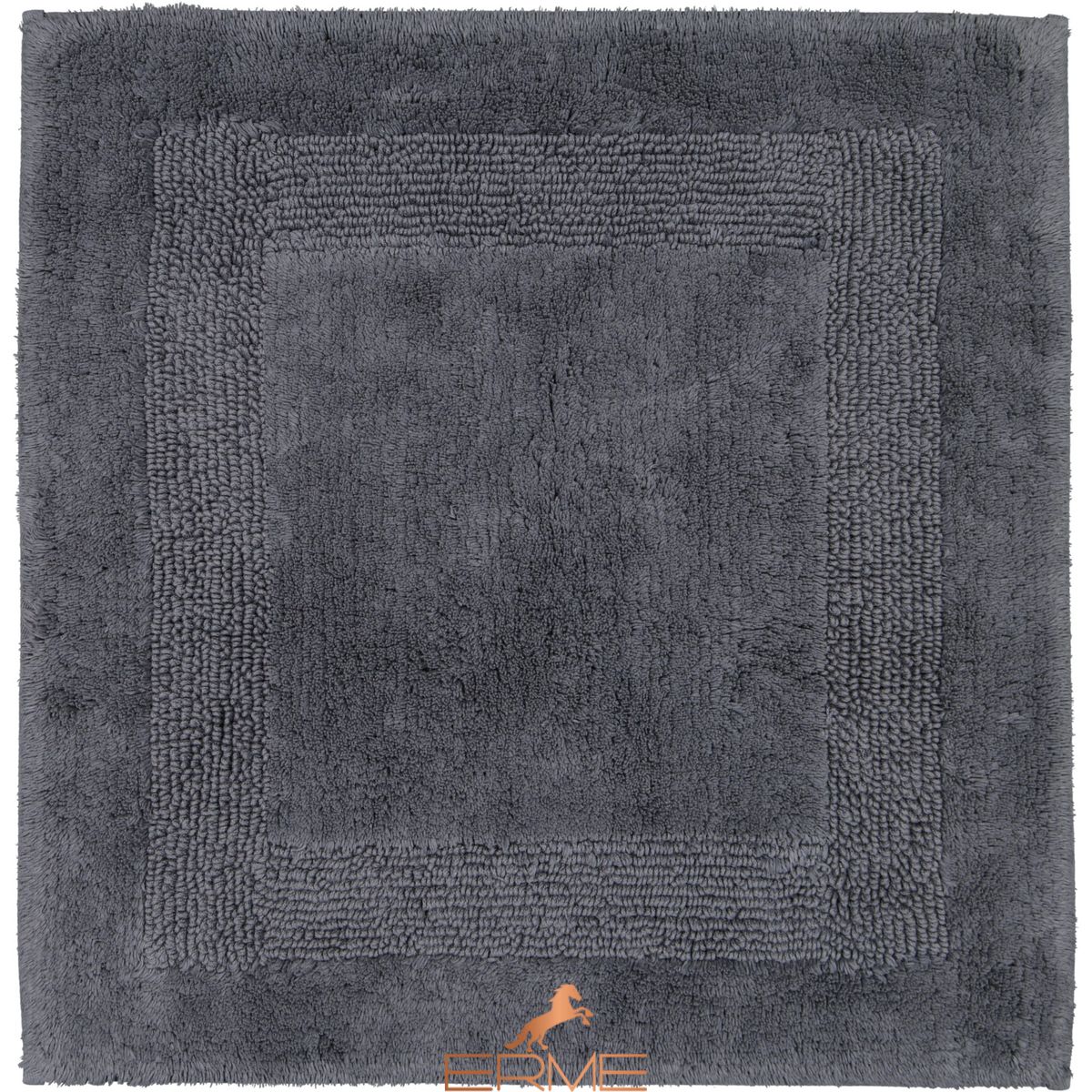 Carpet Cawoe - Luxus Anthrazit, Under the order (delivery from 4 weeks), 60x60 cm