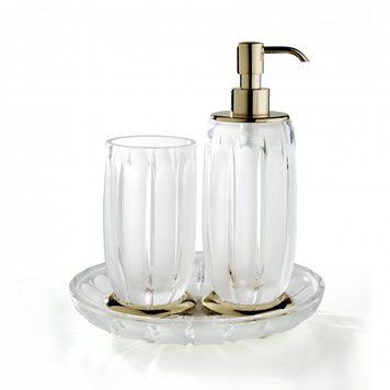 Treesseci Montblanc Crystal - Set of 3 bath accessories