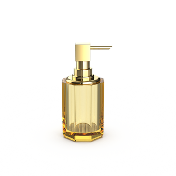Decor Walter - Kristall Liquid Soap Dispenser - Amber| Gold