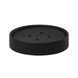 Aquanova Forte Black - Soap dish, BLACK, &oslash;12x2,5