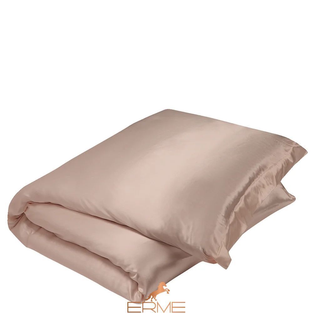 Gingerlily Blush Silk Bedding, 50x75 (2pc), 200x200, 160x200 with elastic
