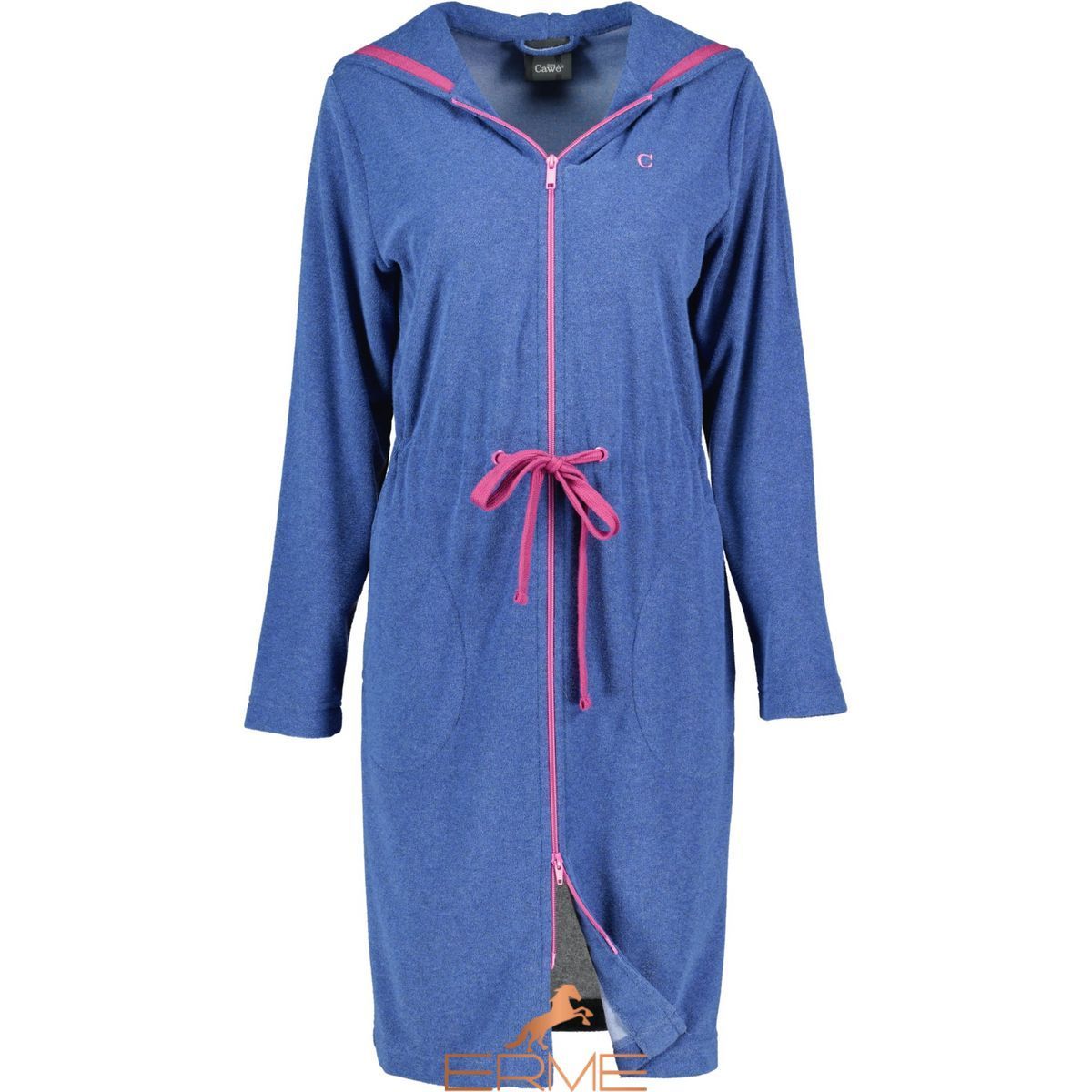 Women's robe Cawoe - 821 Grau-melange-Beere