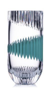 Rogaska Plant - Vase Green