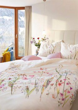 Постільна білизна - Hefel Trend FLEUR, 50x70 (2шт), 140x200, 90x200 - 100x220 на резинці