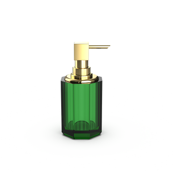 Decor Walter - Kristall Liquid Soap Dispenser - Green | Gold
