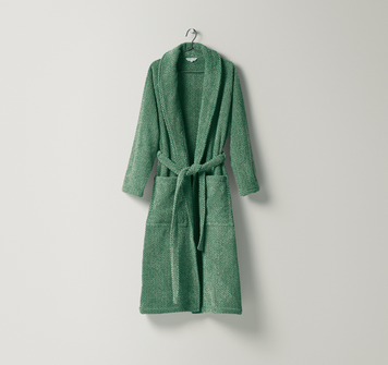 Terry robe Leitner Leinen - Inverness Emerald, XXL