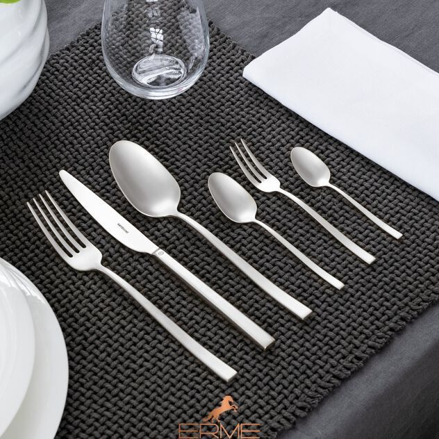 Sambonet Rock Antique Steel Cutlery Set