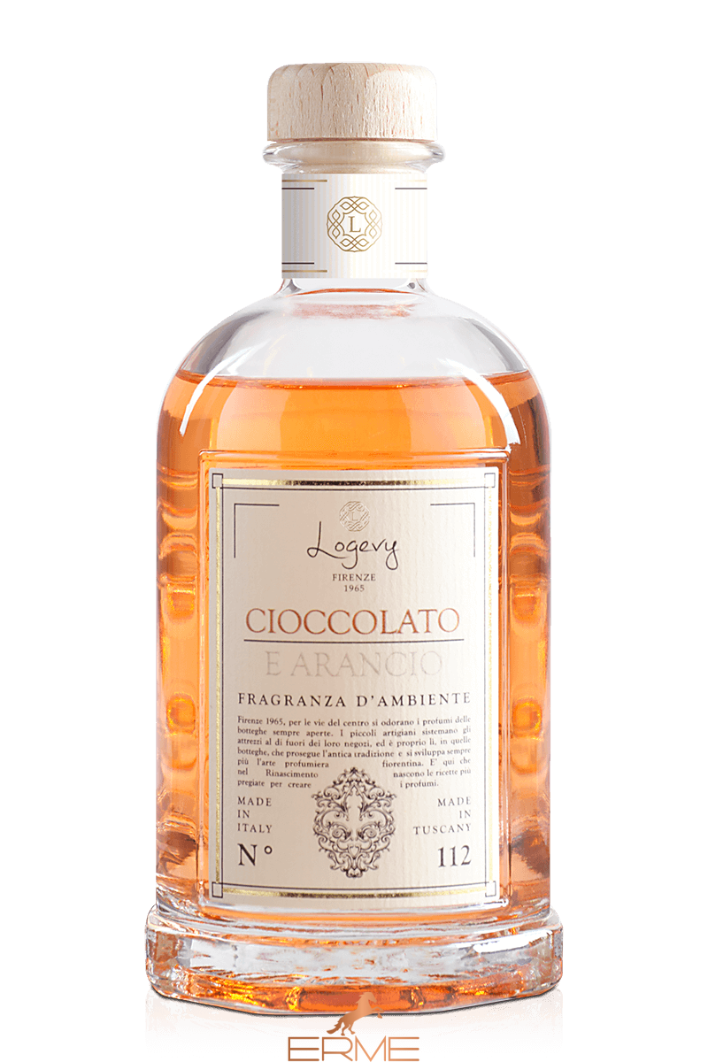 Аромадиффузор - Logevy Firenze - Cioccolato e Arancio (Шоколад & Апельсин), 500 мл