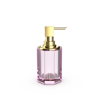 Decor Walter - Kristall Liquid Soap Dispenser - Pink | Gold