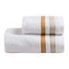Set of face towels + guest sheet Biancoperla Antigua Beach/Seitan, 60х110 + 40х60 + 100x140