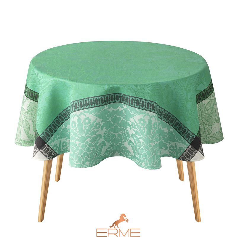 Jacquard Francais tablecloth - Tropicale Lin Cameleon