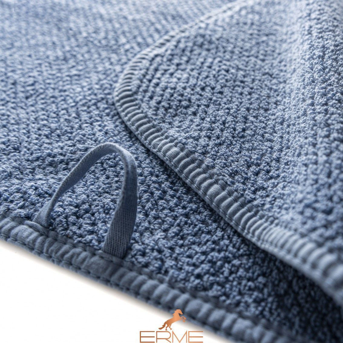 Рушник Graccioza Bee Waffle Cobalt 100% бавовна (30x30 см)