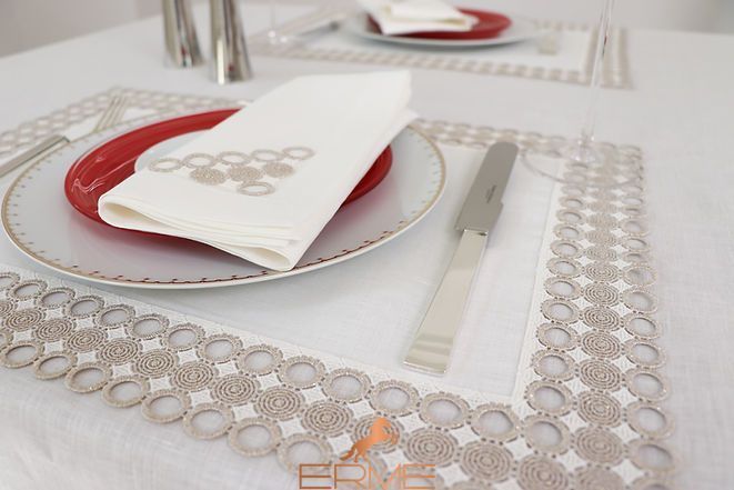 Serving mat Weissfee - Osaka Snow Gold