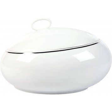 Deshouli&egrave;res Galet Platine - Vegetable dish with lid 1700 ml