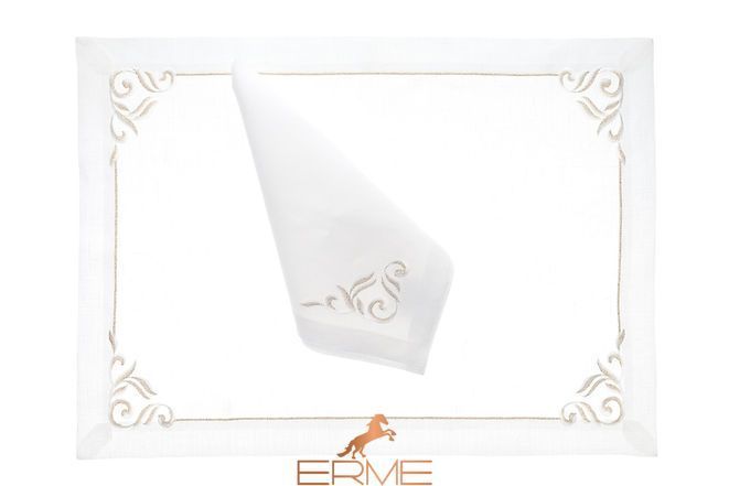 Weissfee serving mat - Montreux Gold