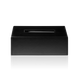 Decor Walter BROWNIE - Серветниця - Імітація шкіри Black