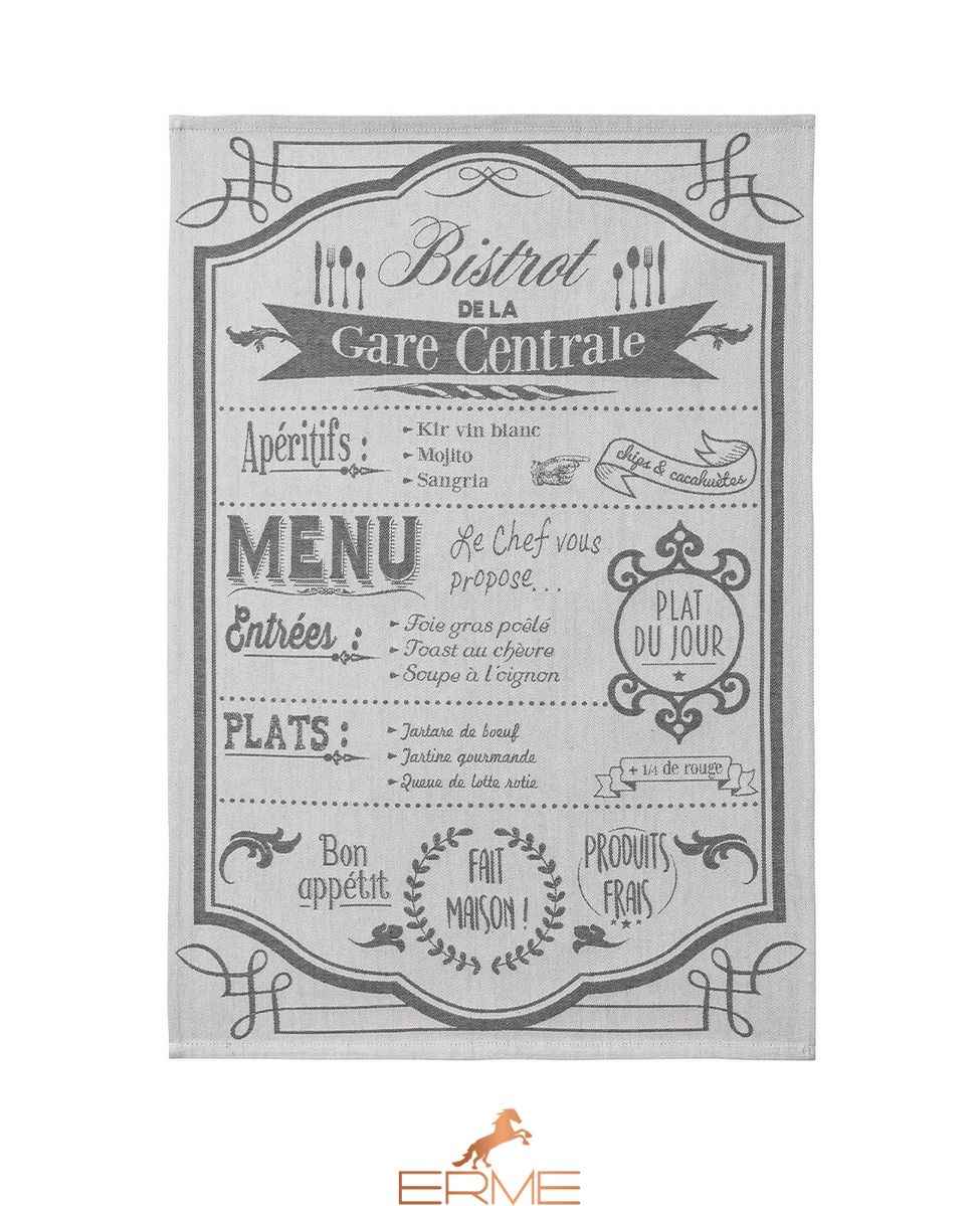 Kitchen towel Coucke - Au Menu