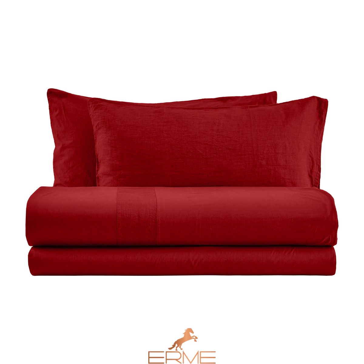 Постельное белье Biancoperla - Nantes Cherry, 50x75 (2шт), 155x200 (2шт), 270x290