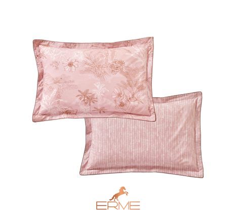 Bed linens - Blanc Des Vosges Carnet De Voyage Rose, 50x70, 220x240, 270x300