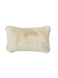 Square fur pillowcase Mansion - Cream