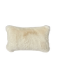 Square fur pillowcase Mansion - Cream