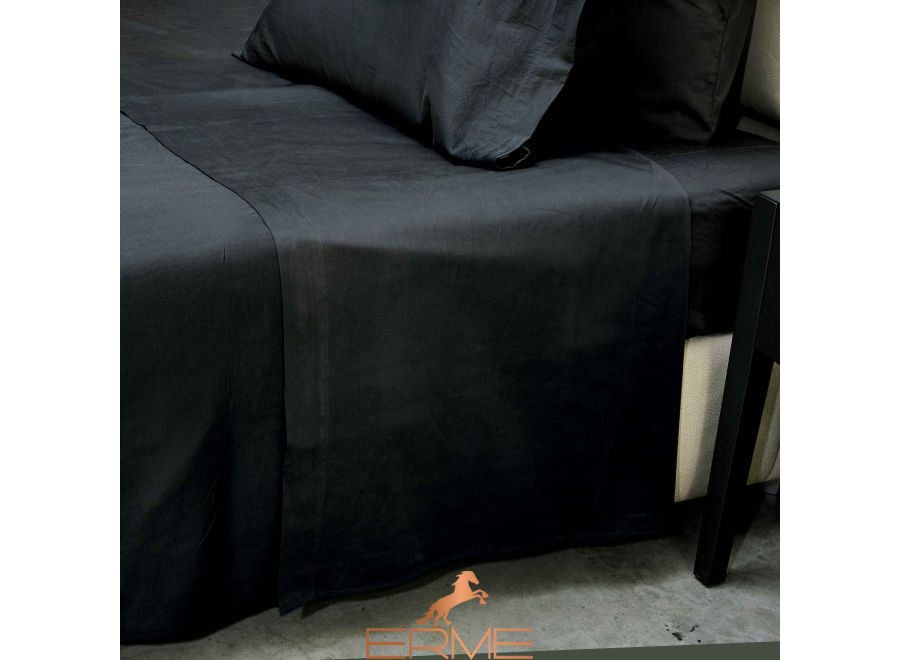 Bed linens - Signoria Firenze Viola Charcoal, 50x75 (2pc), 155x200 (2pc), 270x290