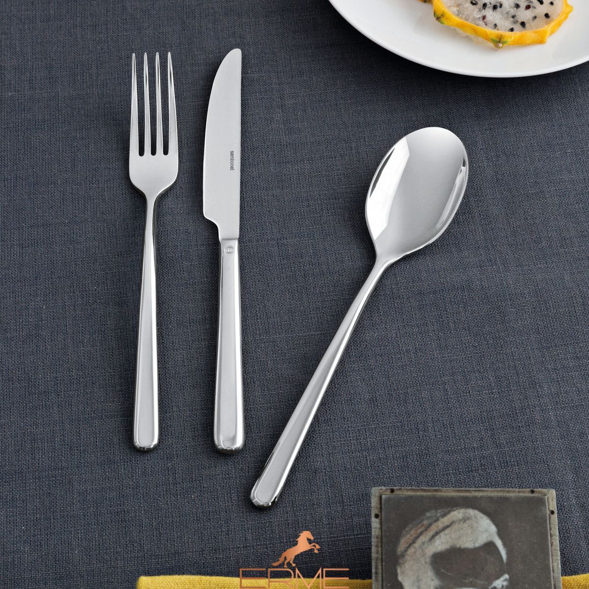 Набір столових приборів Sambonet Linear Silverplated Steel