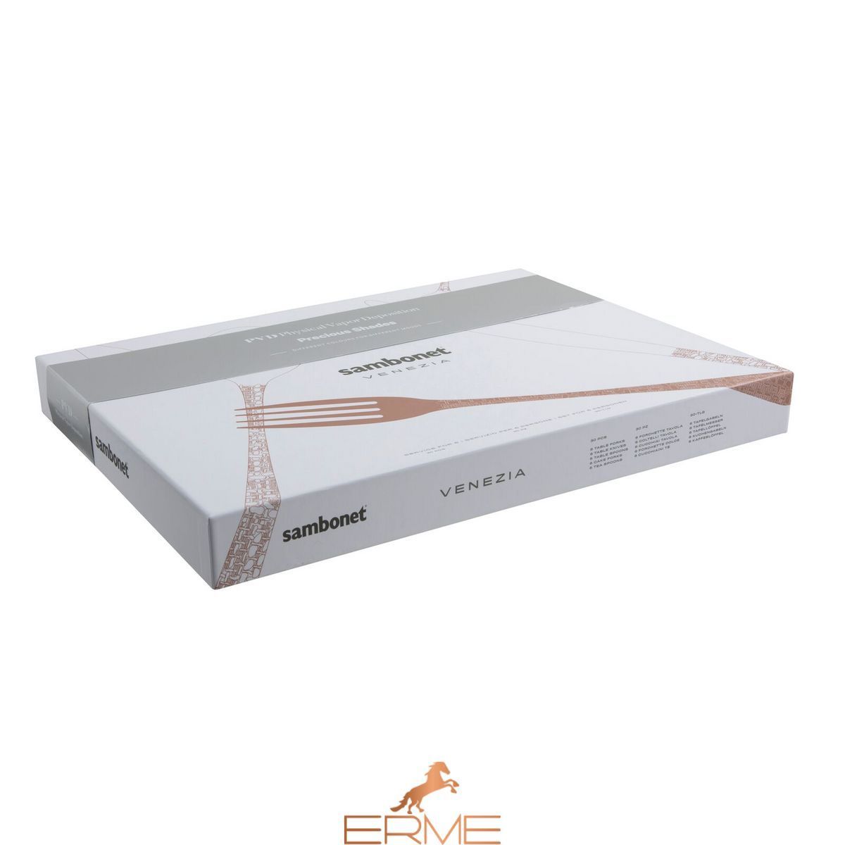 Набор столовых приборов Sambonet Venezia Mirror PVD Copper