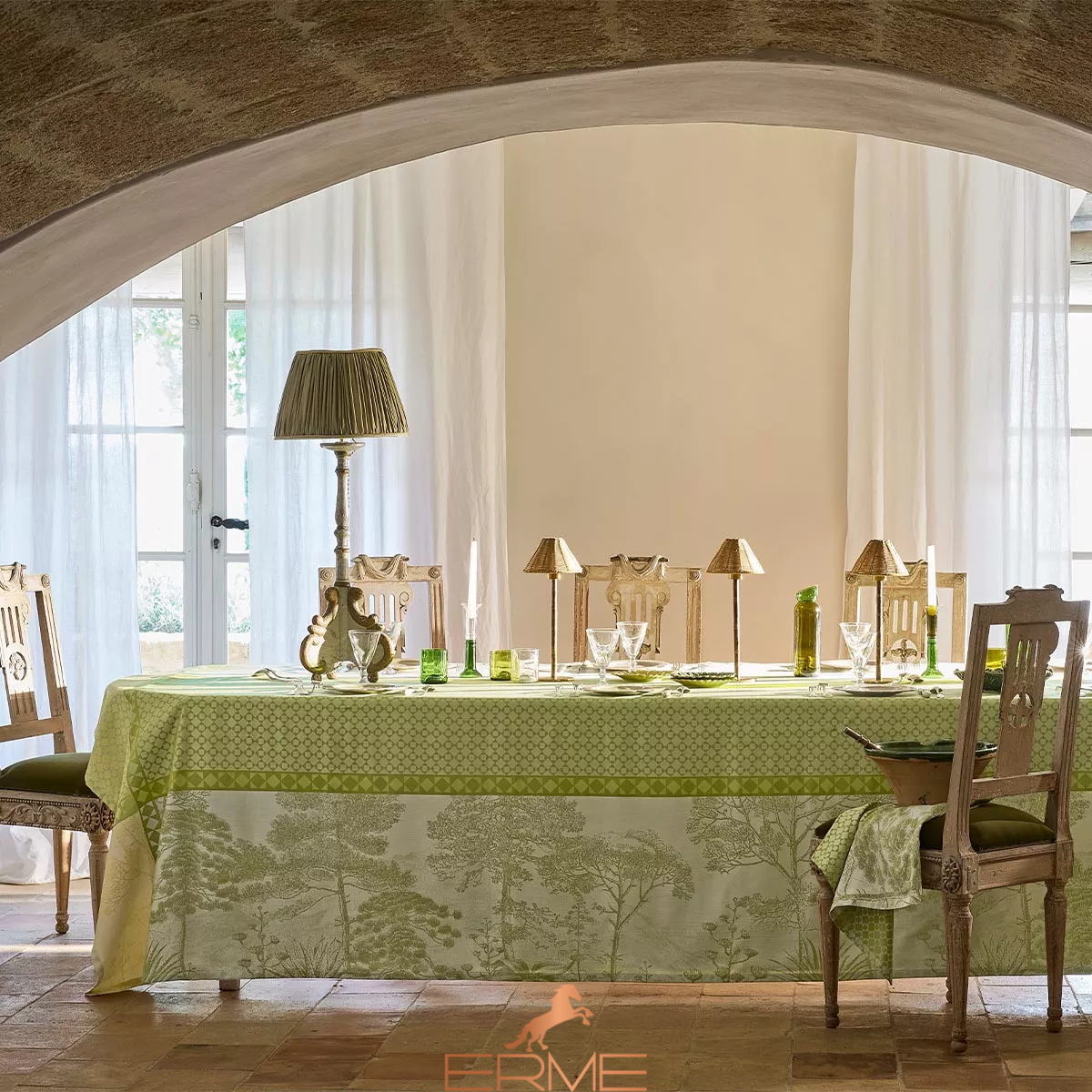 Tablecloth Garnier Thiebaut - Le Sud Vert