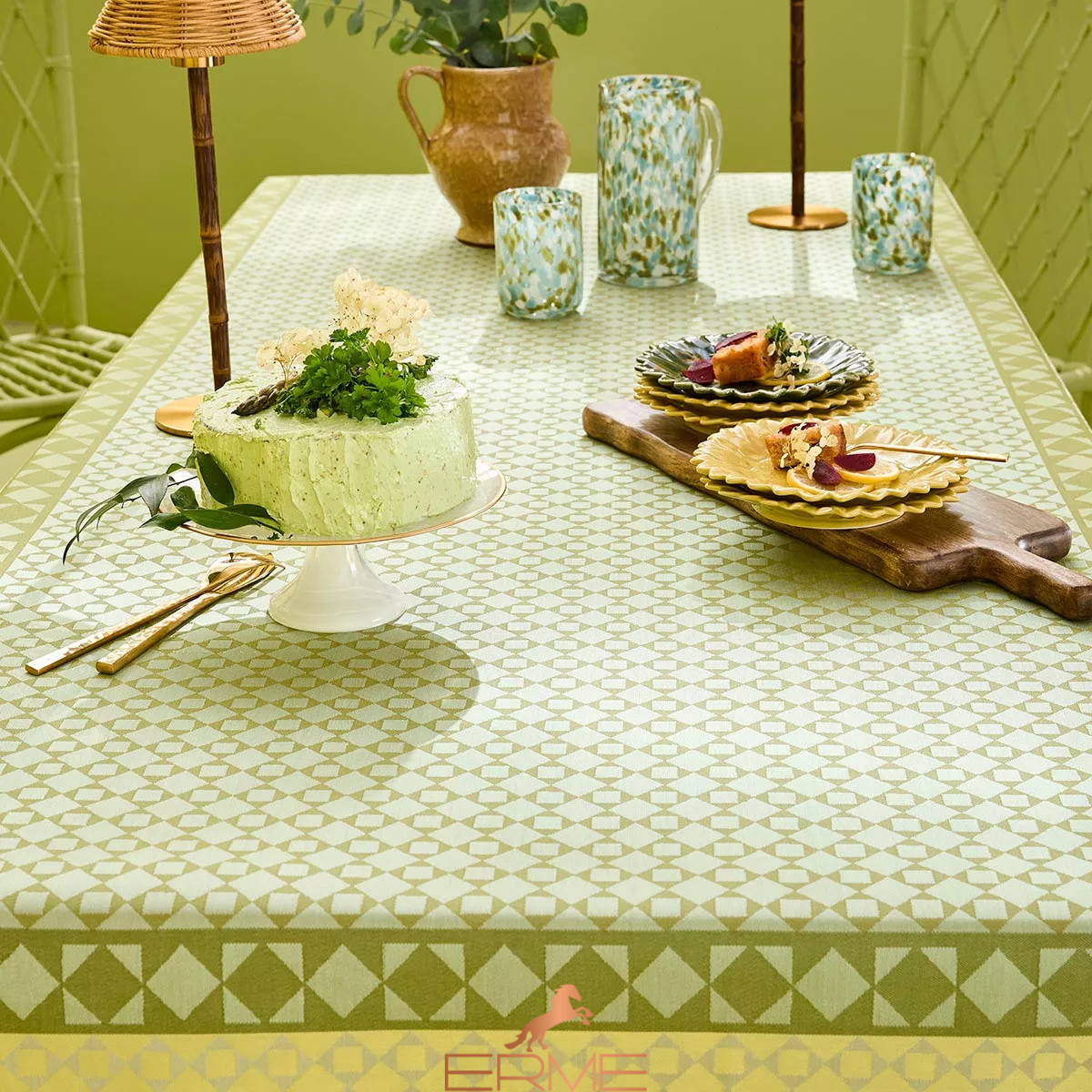 Tablecloth Garnier Thiebaut - Le Sud Vert