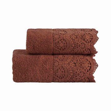 Набір рушників для обличчя + гостьове Biancoperla Canastra Tegola, 60х110 + 40х60 + 100x140