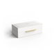Decor Walter BROWNIE Бокс L - Імітація шкіри White