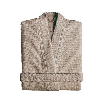 Халат Graccioza Bee Waffle bath STONE