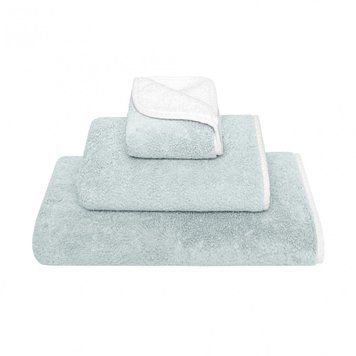 Рушник Єгипетська бавовна Graccioza Bicolore Sea Mist/White (30x30 см)