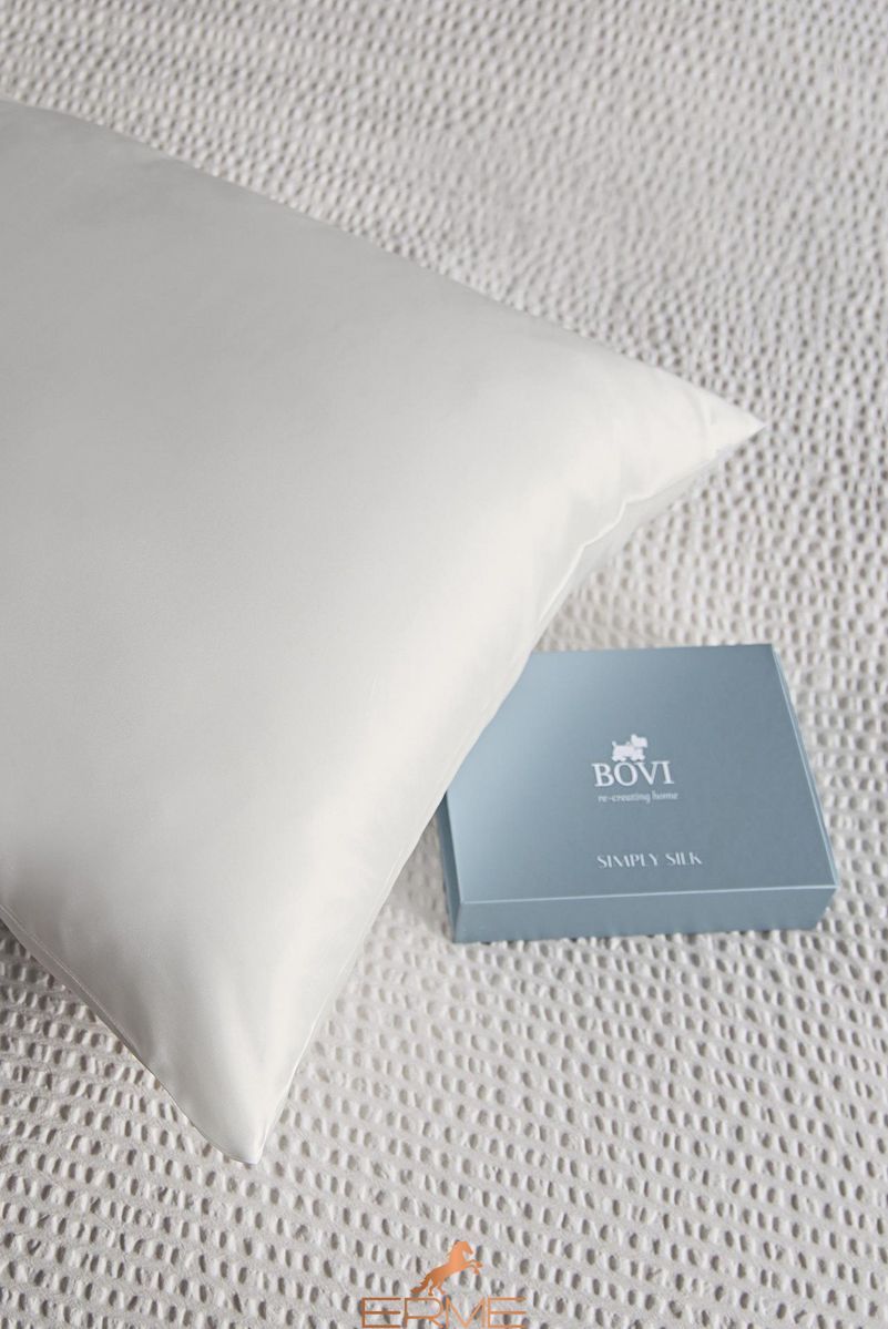 SIMPLY SILK Bovi - Pillowcases col. Grey