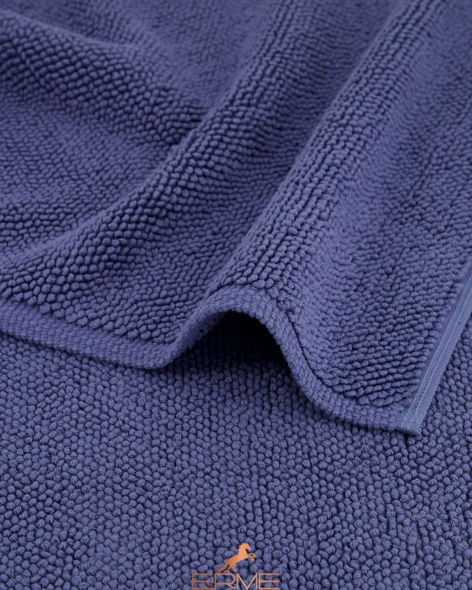 Carpet Cawoe - Loop Naothblau, Under the order (delivery from 4 weeks), 60x60 cm