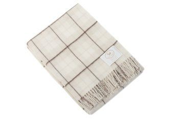 CO.BI. GOLF blanket, Beige, 140x180